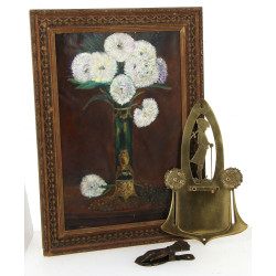 Lot comprenant un support mural porte ca