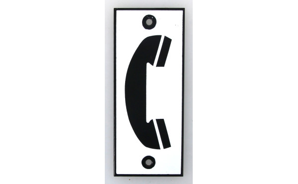 SNCF - Plaque en tôle émaillée décor d'u