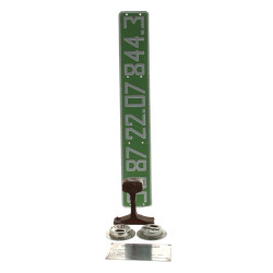 SNCF - Lot comprenant une plaque de trai