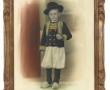 Photographie d'enfant breton colorisée, 