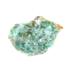 Bloc de fluorite sur quartz, calcite et 