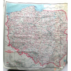 Foulard d'espion russe avec une carte de