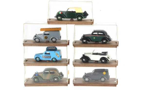 BRUMM - Lot de 7 petites voitures en BO