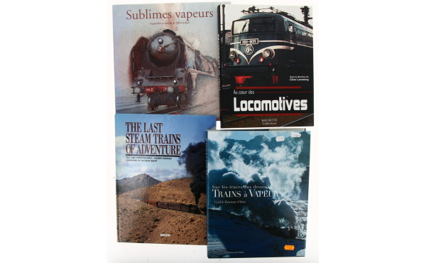 TRAINS - Lot de livres illustrés