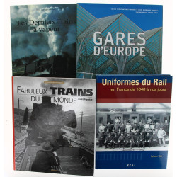 TRAINS - Lot de livres illustrés