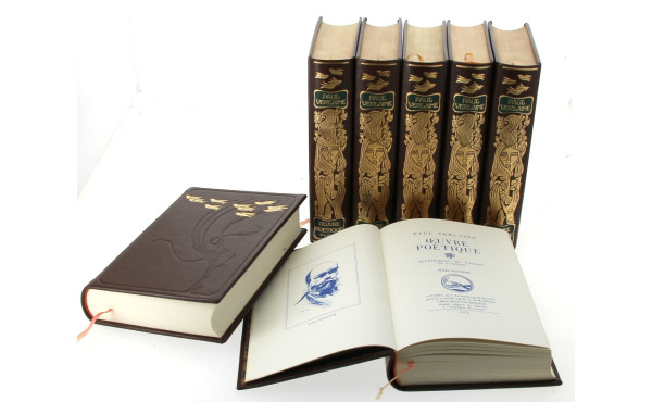Paul VERLAINE "Œuvre poétique", 7 tomes,