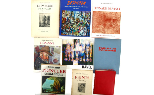Thème ART - Lot de livres sur la peintur