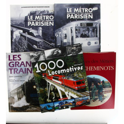 TRAINS et METRO - Lot de livres illustr
