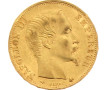 Pièce de 20 F or Napoléon III tête nue