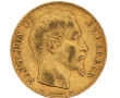 Pièce de 20 F or Napoléon III tête nue