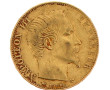 Pièce de 20 F or Napoléon III tête nue