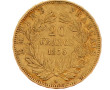 Pièce de 20 F or Napoléon III tête nue