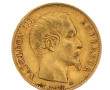 Pièce de 20 F or Napoléon III tête nue