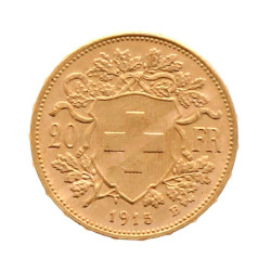 Pièce de 20 F suisse en or