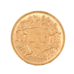 Pièce de 20 F suisse en or
