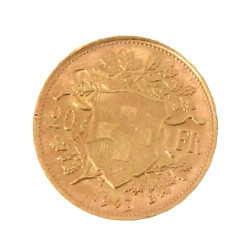 Pièce de 20 F suisse en or