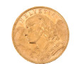 Pièce de 20 F suisse en or