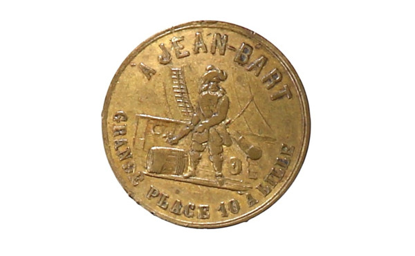 Jeton publicitaire "A Jean Bart Grande P