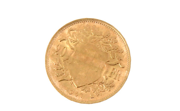 Pièce de 20 F suisse en or
