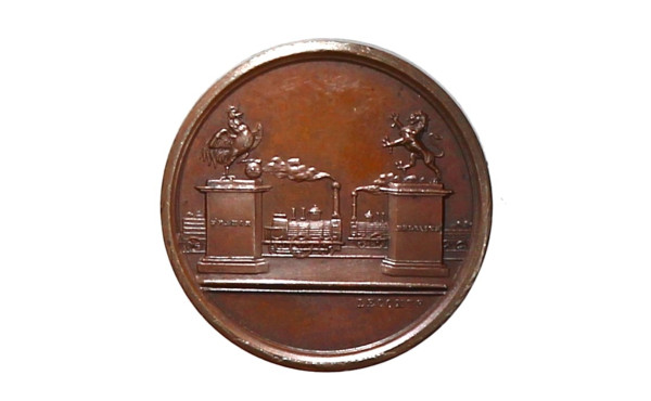 Jeton en cuivre Inauguration du chemin d