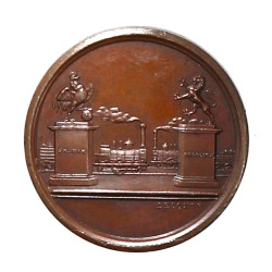 Jeton en cuivre Inauguration du chemin d