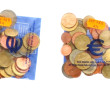 2 sachets de 40 pièces euros (100 francs