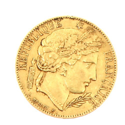 Pièce 20 F or "1850" atelier A