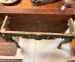 Console ancienne en bois sculpté patiné 