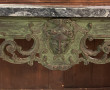Console ancienne en bois sculpté patiné 