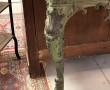 Console ancienne en bois sculpté patiné 