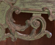 Console ancienne en bois sculpté patiné 
