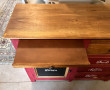 Buffet en enfilade, plateau en bois natu