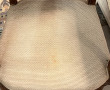 Fauteuil de style Louis XVI en bois natu