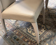 Table ronde blanche avec 2 allonges et 4