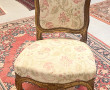 Chaise de style Louis XV en bois sculpté