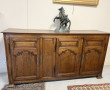 Buffet rustique en enfilade ouvrant à 3 