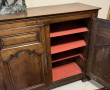 Buffet rustique en enfilade ouvrant à 3 