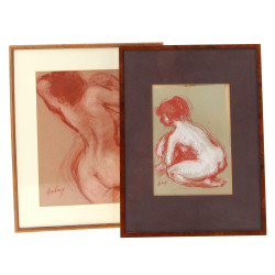 Paul HUBAY (1930-1994) - "Nus féminins",