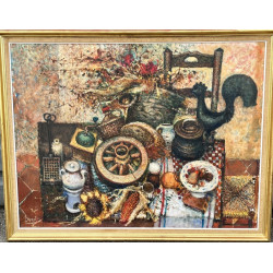 Roger DUCROT (1934) "Nature morte à la r