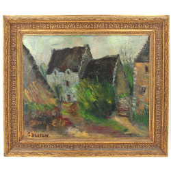 Georges BALLERAT (1902-2000) "Maison à l