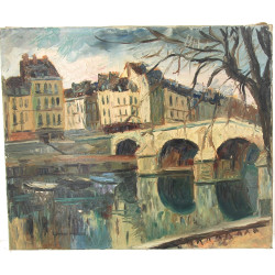 Yves André MOLEUX (1906-?) "Vue de Paris