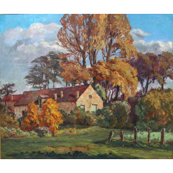 Paul ESNOUL (1882-1960) "Paysage d'autom