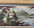 Lise AMADI (Xxème) "Paysage lacustre", h