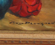 Guy PENNAMEN (Xxème) "Bouquet de camélia