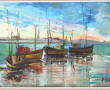 Raymond SCUILLER (Xxème) "Marine, le por