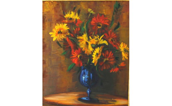 Raymond SCUILLER (Xxème) "Bouquet de fle