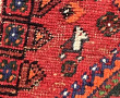 Tapis en laine points noués dans les ton
