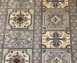 Grand tapis de FES en laine, teinte à do