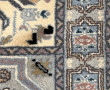 Grand tapis de FES en laine, teinte à do