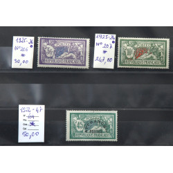 France - Plaquette de 3 timbres n°206, 2